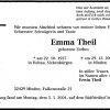 Zerbes Emma 1927-2003 Todesanzeige
